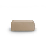 Mackay Pouf aus Samt in Sand (Casino Lion), 100x69x40 cm von Cosmopolitan Design – Bild 1