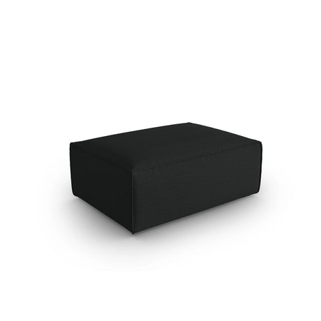 Mackay Pouf aus Strukturierter Stoff in Anthrazit (Bubble 17), 100x69x40 cm von Cosmopolitan Design – Bild 3