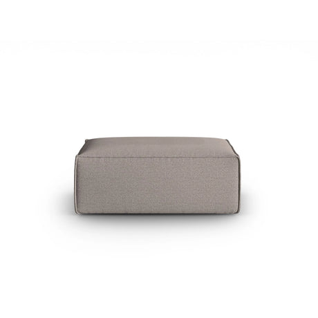 Mackay Pouf aus Strukturierter Stoff in Cappuccino (Bubble 4), 100x69x40 cm von Cosmopolitan Design – Bild 1