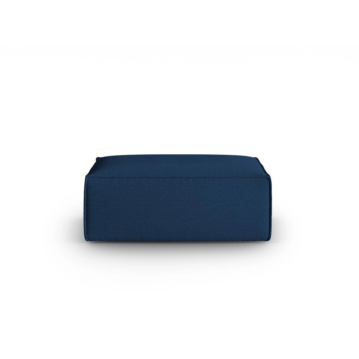 Mackay Pouf aus Strukturierter Stoff in Dunkelblau (Bubble 16), 100x69x40 cm von Cosmopolitan Design – Bild 1