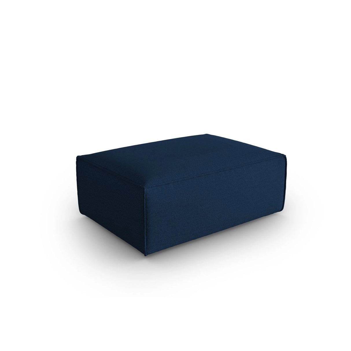 Mackay Pouf aus Strukturierter Stoff in Dunkelblau (Bubble 16), 100x69x40 cm von Cosmopolitan Design – Bild 3