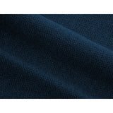 Mackay Pouf aus Strukturierter Stoff in Dunkelblau (Bubble 16), 100x69x40 cm von Cosmopolitan Design – Bild 4