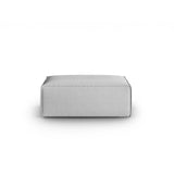 Mackay Pouf aus Strukturierter Stoff in Grau (Bubble 6), 100x69x40 cm von Cosmopolitan Design – Bild 1