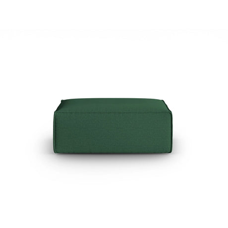 Mackay Pouf aus Strukturierter Stoff in Grün (Bubble 12), 100x69x40 cm von Cosmopolitan Design – Bild 1
