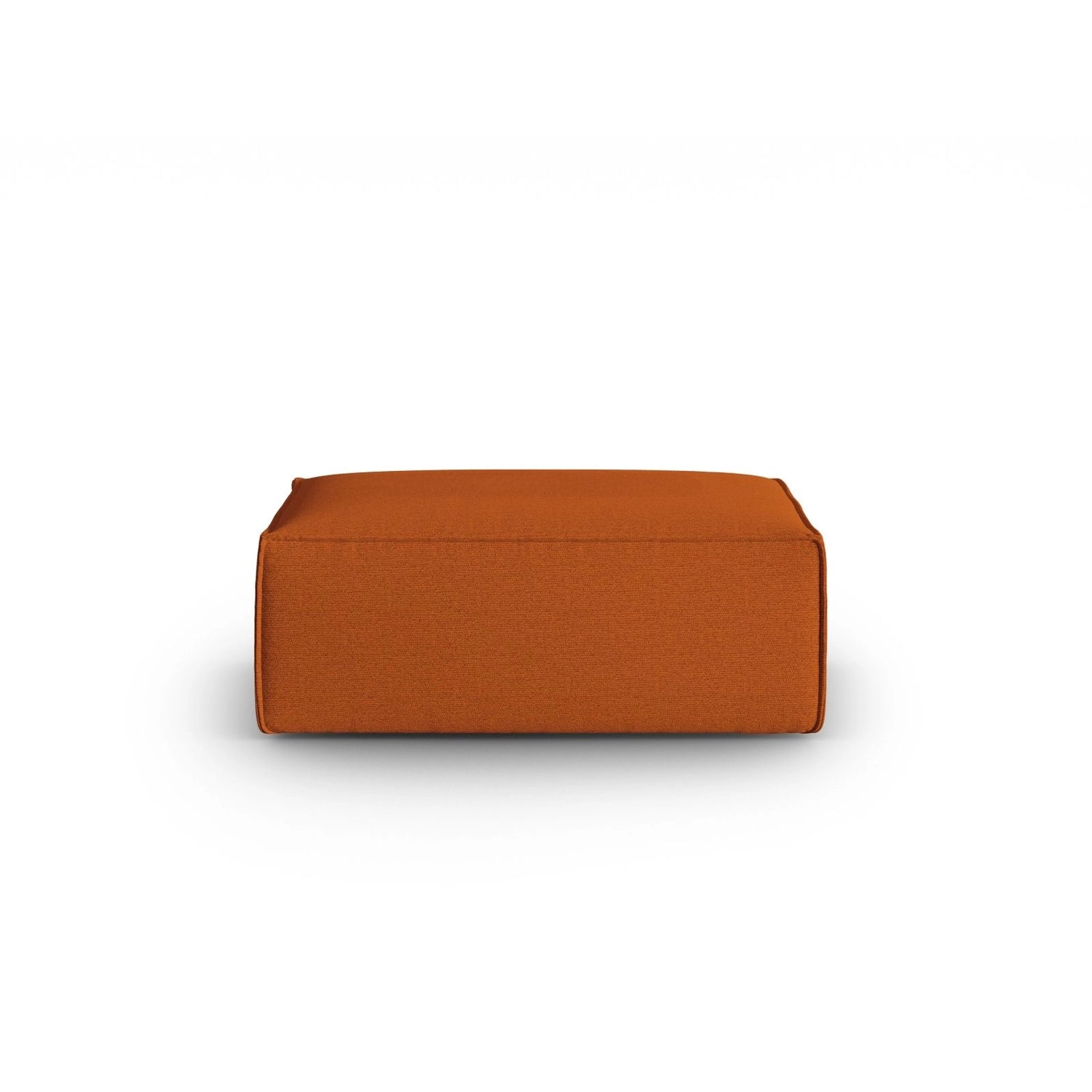 Mackay Pouf aus Strukturierter Stoff in Terrakotta (Bubble 10), 100x69x40 cm von Cosmopolitan Design – Bild 1