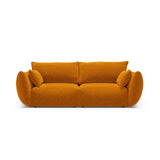 Matera 2-Sitzer Sofa aus Chenille in Gelb (Haga 68), 180x110 cm von Cosmopolitan Design – Bild 1