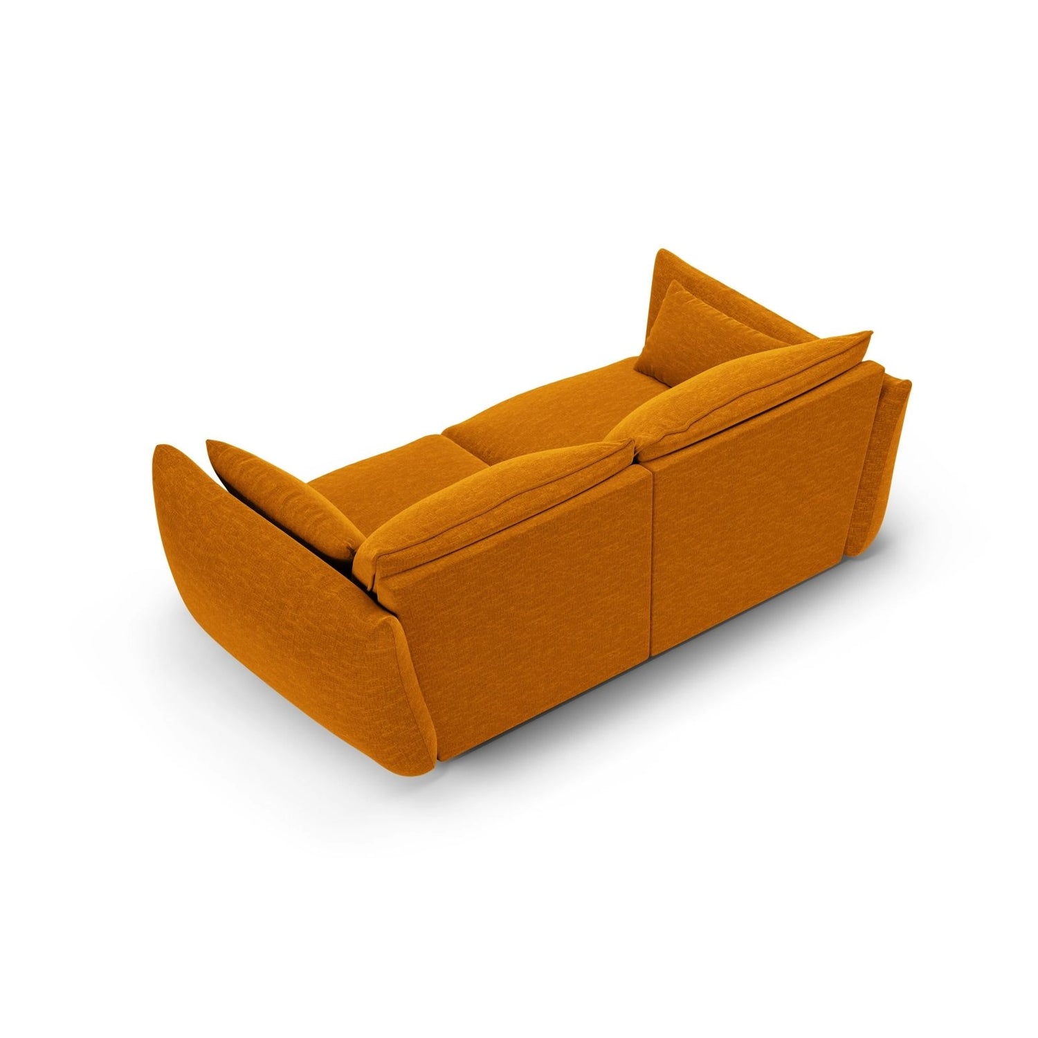 Matera 2-Sitzer Sofa aus Chenille in Gelb (Haga 68), 180x110 cm von Cosmopolitan Design – Bild 3