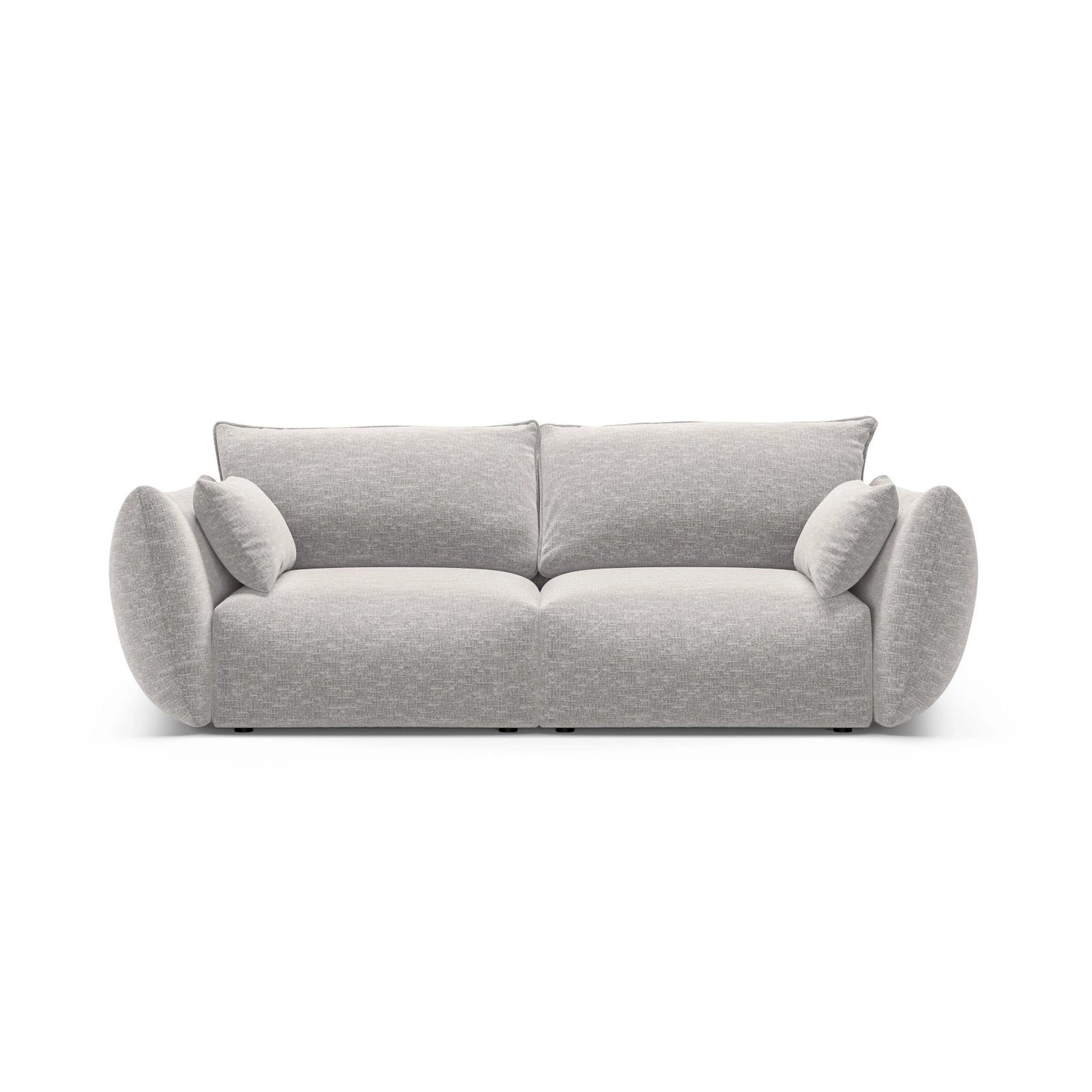 Matera 2-Sitzer Sofa aus Chenille in Hellgrau (Haga 06), 180x110 cm von Cosmopolitan Design – Bild 1