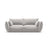 Matera 2-Sitzer Sofa aus Chenille in Hellgrau (Haga 06), 180x110 cm von Cosmopolitan Design – Bild 1