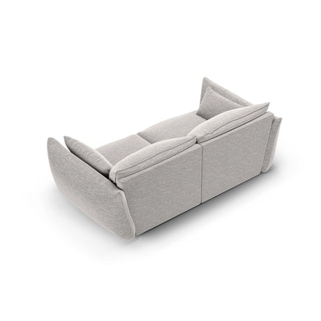 Matera 2-Sitzer Sofa aus Chenille in Hellgrau (Haga 06), 180x110 cm von Cosmopolitan Design – Bild 3