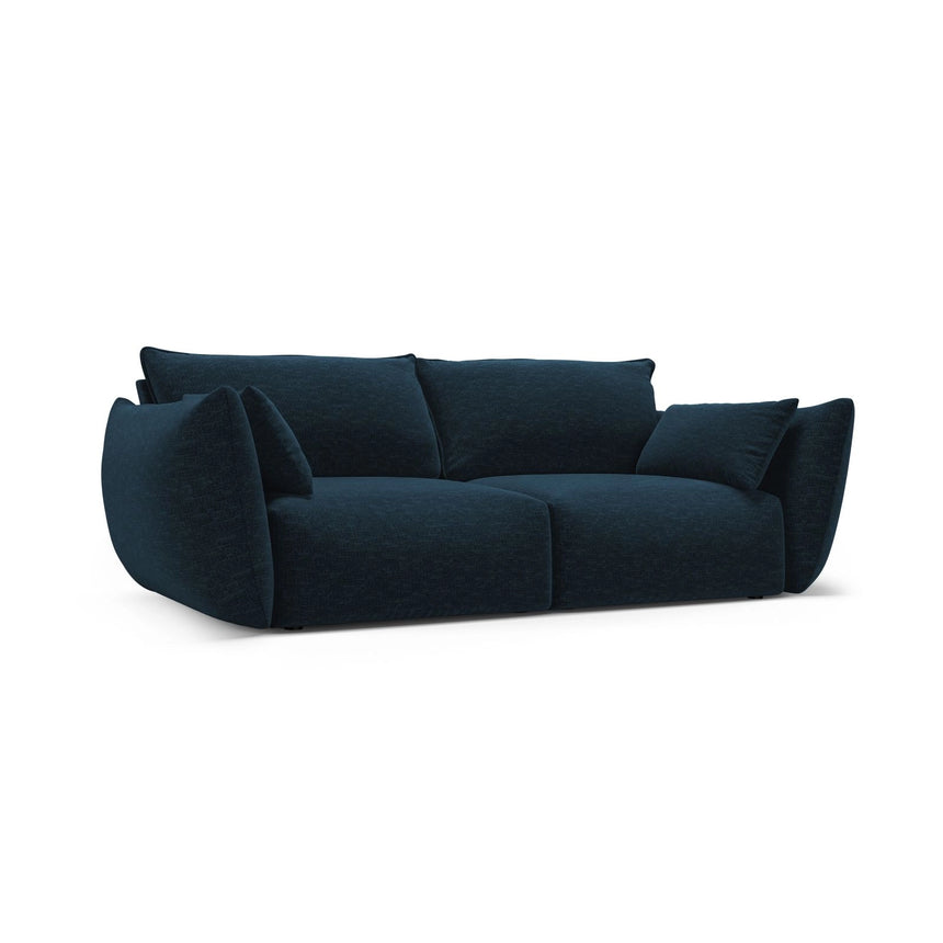 Matera 2-Sitzer Sofa aus Chenille in Königsblau (Haga 86), 180x110 cm von Cosmopolitan Design – Bild 2