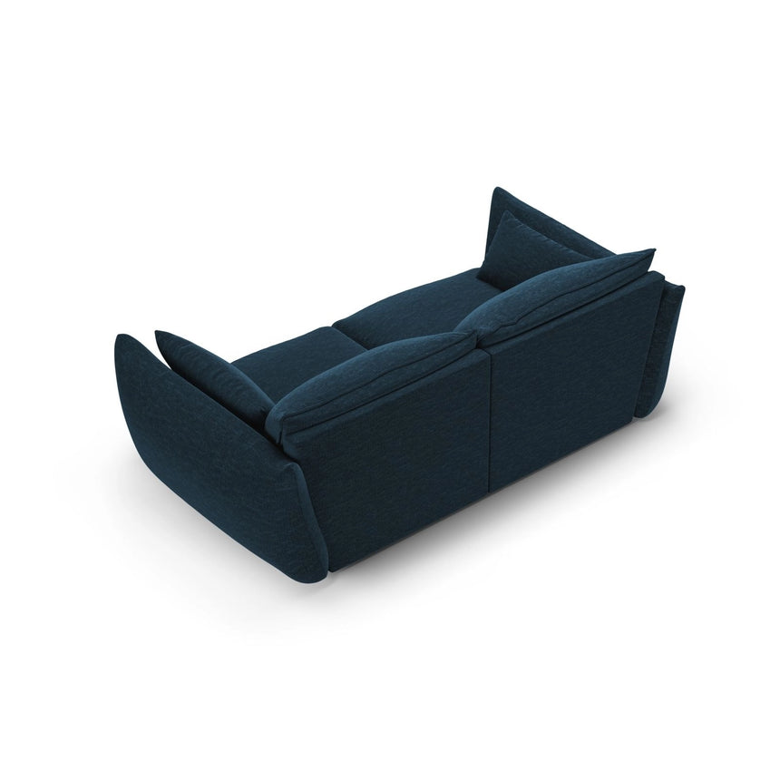 Matera 2-Sitzer Sofa aus Chenille in Königsblau (Haga 86), 180x110 cm von Cosmopolitan Design – Bild 3