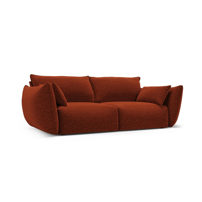 Matera 2-Sitzer Sofa aus Chenille in Terrakotta (Haga 44), 180x110 cm von Cosmopolitan Design – Bild 2