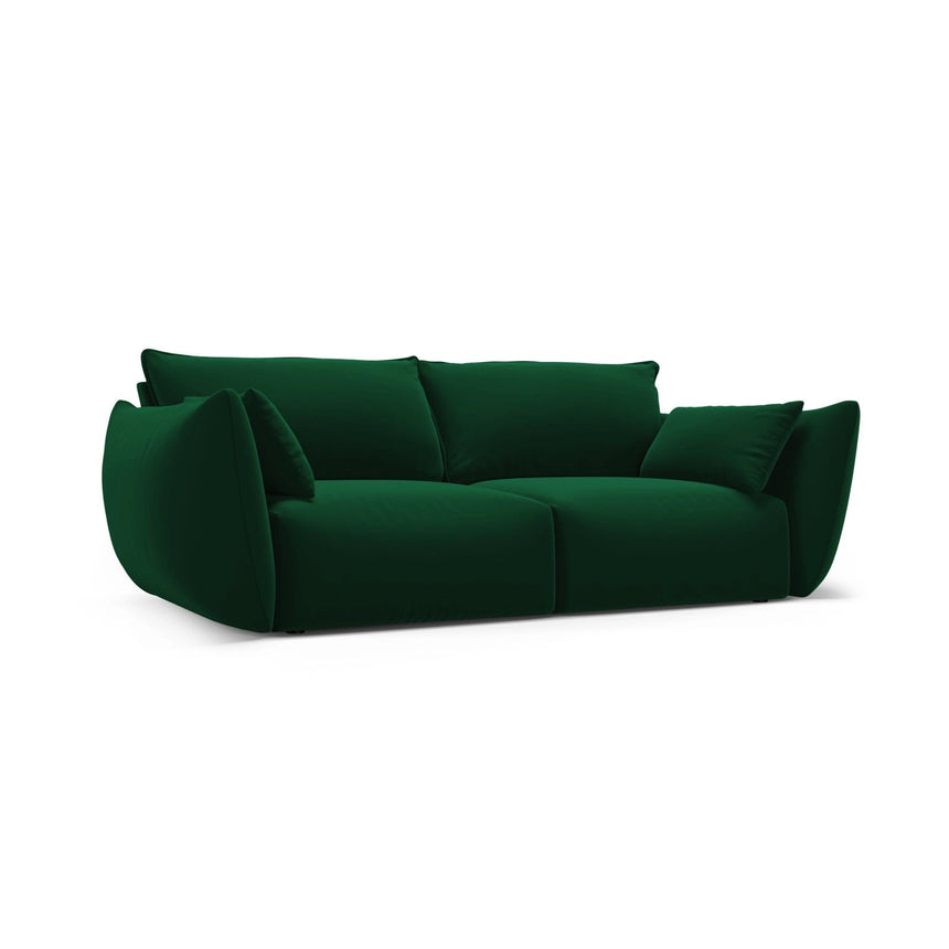 Matera 2-Sitzer Sofa aus Samt in Flaschengrün (Salvador 7), 180x110 cm von Cosmopolitan Design – Bild 2