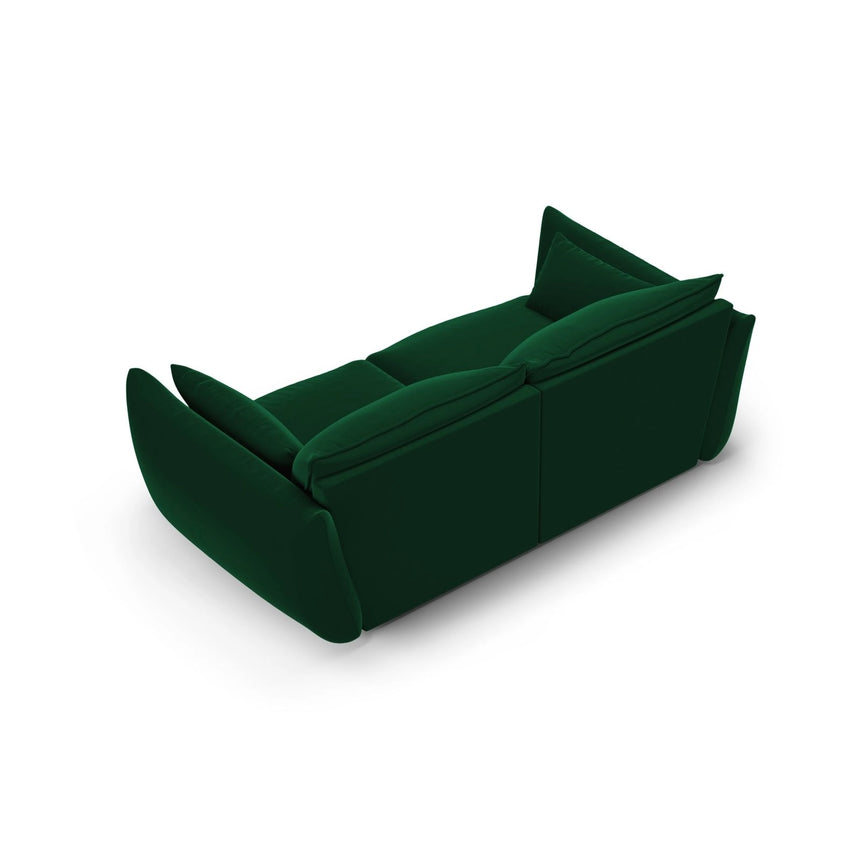 Matera 2-Sitzer Sofa aus Samt in Flaschengrün (Salvador 7), 180x110 cm von Cosmopolitan Design – Bild 3