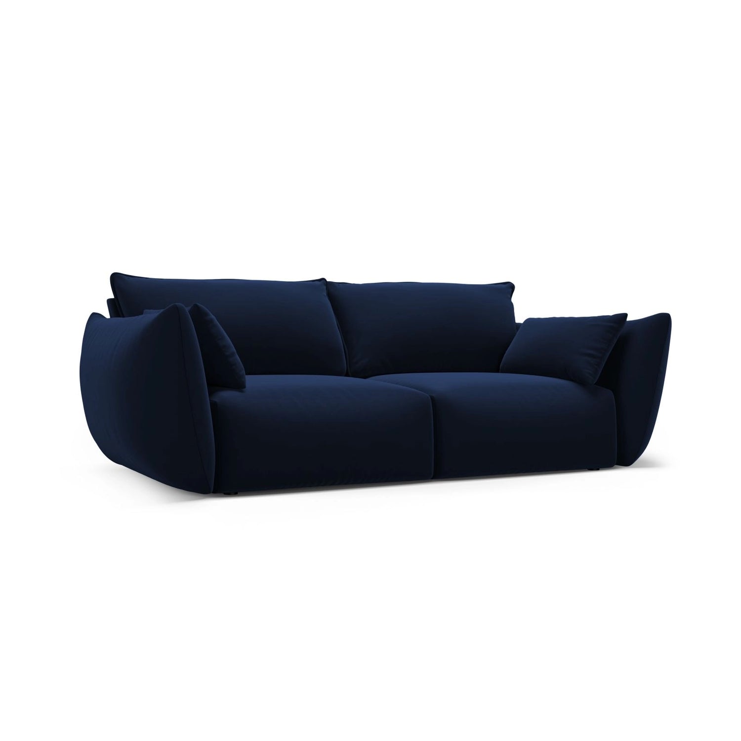 Matera 2-Sitzer Sofa aus Samt in Königsblau (Salvador 5), 180x110 cm von Cosmopolitan Design – Bild 2