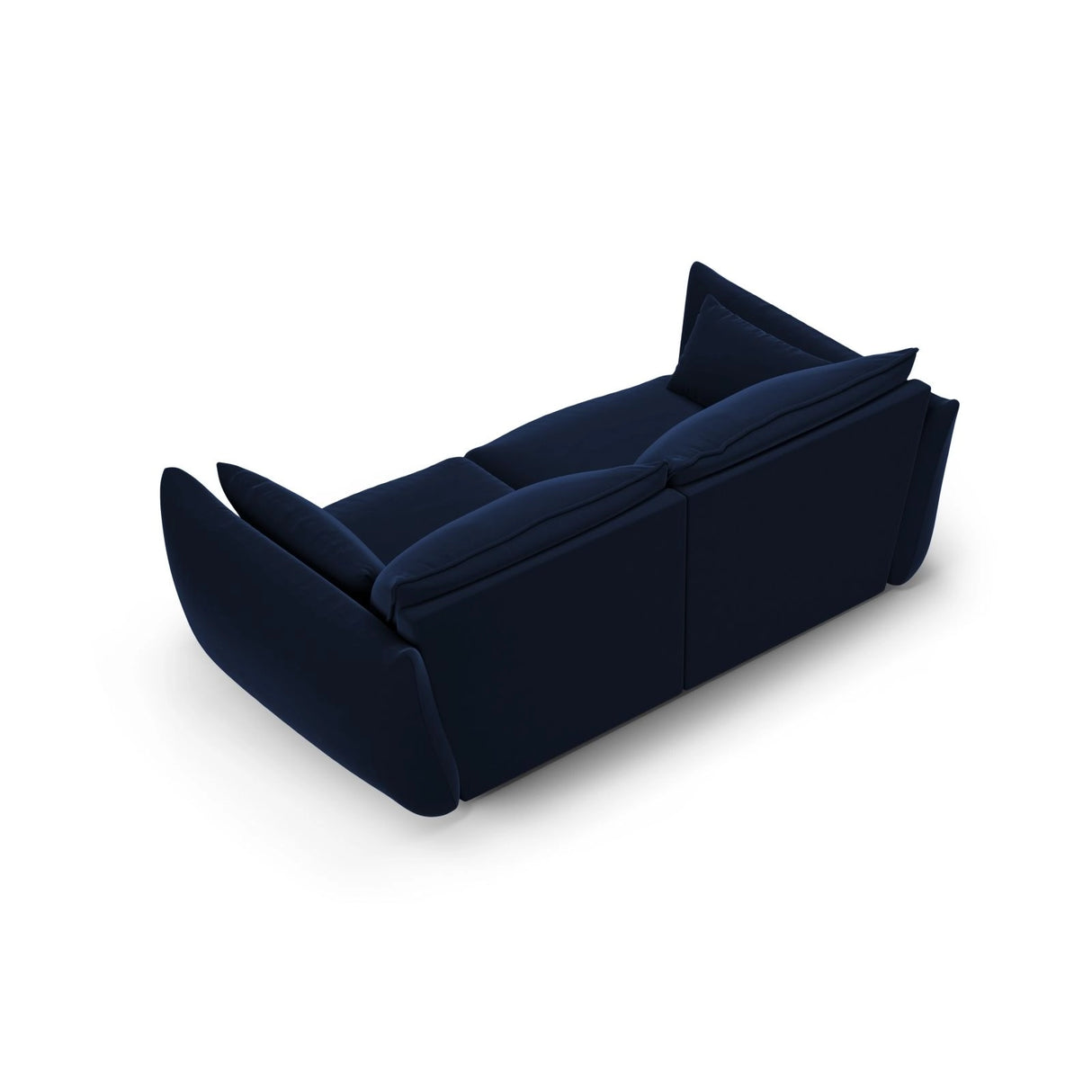 Matera 2-Sitzer Sofa aus Samt in Königsblau (Salvador 5), 180x110 cm von Cosmopolitan Design – Bild 3