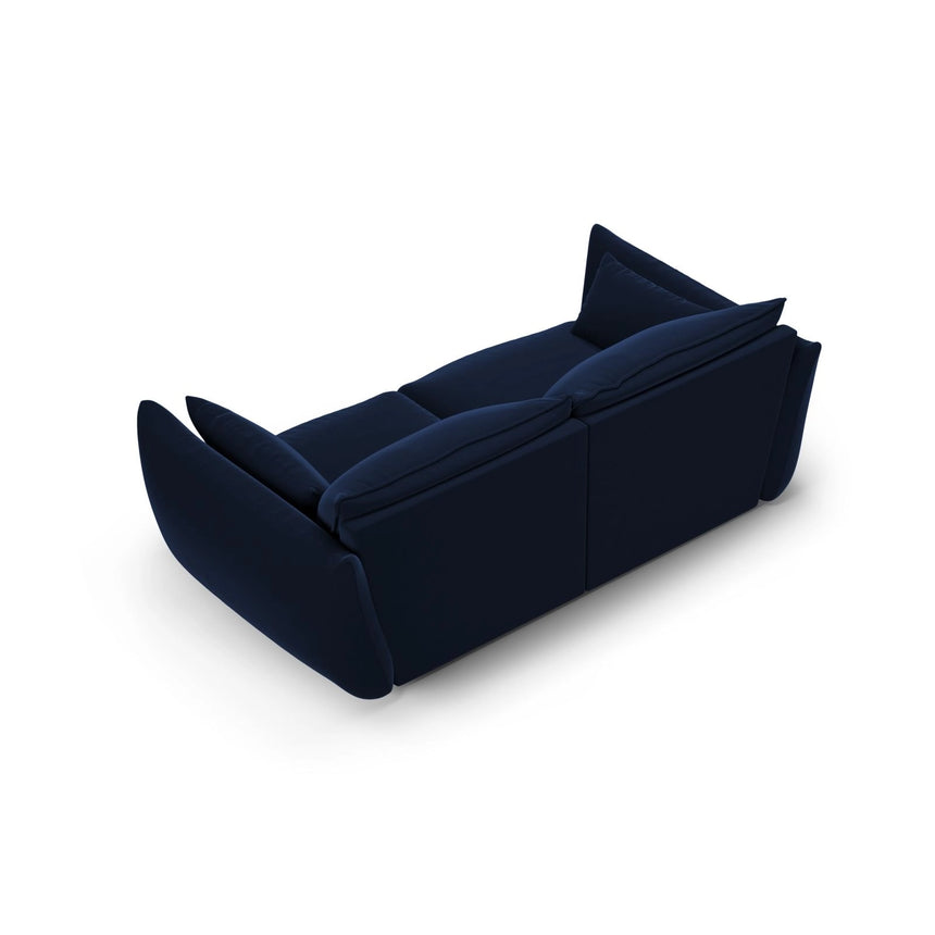 Matera 2-Sitzer Sofa aus Samt in Königsblau (Salvador 5), 180x110 cm von Cosmopolitan Design – Bild 3
