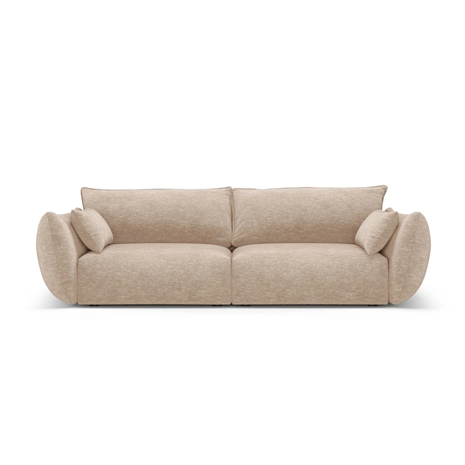 Matera 3-Sitzer Sofa aus Chenille in Beige (Haga 30), 208x110x85 cm von Cosmopolitan Design – Bild 1