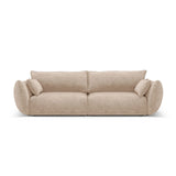 Matera 3-Sitzer Sofa aus Chenille in Beige (Haga 30), 208x110x85 cm von Cosmopolitan Design – Bild 1