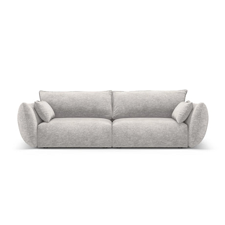 Matera 3-Sitzer Sofa aus Chenille in Hellgrau (Haga 06), 208x110x85 cm von Cosmopolitan Design – Bild 1