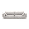 Matera 3-Sitzer Sofa aus Chenille in Hellgrau (Haga 06), 208x110x85 cm von Cosmopolitan Design – Bild 1