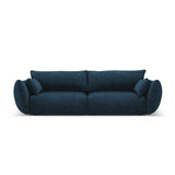 Matera 3-Sitzer Sofa aus Chenille in Königsblau (Haga 86), 208x110x85 cm von Cosmopolitan Design – Bild 1