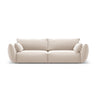 Matera 3-Sitzer Sofa aus Samt in Beige (Salvador 1), 208x110x85 cm von Cosmopolitan Design – Bild 1