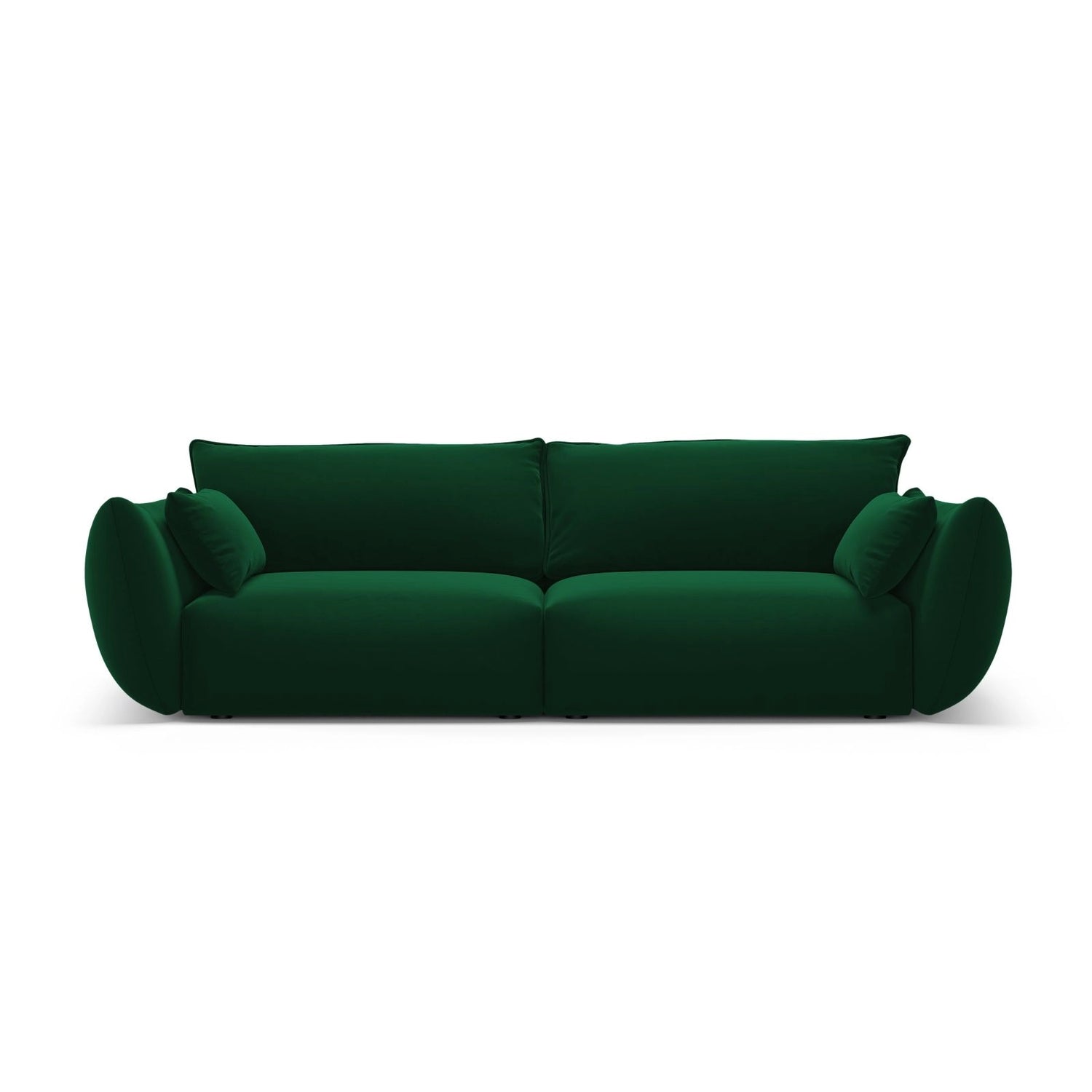 Matera 3-Sitzer Sofa aus Samt in Flaschengrün (Salvador 7), 208x110x85 cm von Cosmopolitan Design – Bild 1