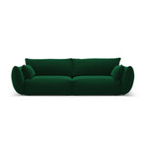 Matera 3-Sitzer Sofa aus Samt in Flaschengrün (Salvador 7), 208x110x85 cm von Cosmopolitan Design – Bild 1