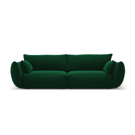 Matera 3-Sitzer Sofa aus Samt in Flaschengrün (Salvador 7), 208x110x85 cm von Cosmopolitan Design – Bild 1