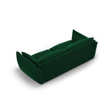 Matera 3-Sitzer Sofa aus Samt in Flaschengrün (Salvador 7), 208x110x85 cm von Cosmopolitan Design – Bild 4