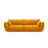 Matera 3-Sitzer Sofa aus Samt in Gelb (Salvador 10), 208x110x85 cm von Cosmopolitan Design – Bild 1