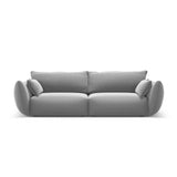 Matera 3-Sitzer Sofa aus Samt in Grau (Salvador 17), 208x110x85 cm von Cosmopolitan Design – Bild 1
