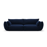 Matera 3-Sitzer Sofa aus Samt in Königsblau (Salvador 5), 208x110x85 cm von Cosmopolitan Design – Bild 1