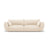 Matera 3-Sitzer Sofa aus Samt oder Chenille, 208x110x85 cm von Cosmopolitan Design – Bild 1
