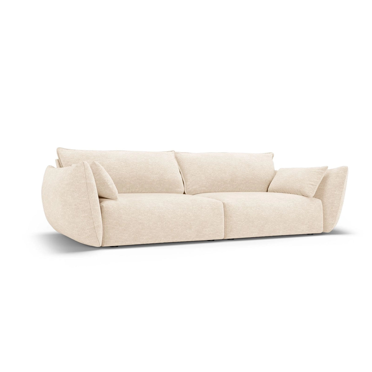 Matera 3-Sitzer Sofa aus Samt oder Chenille, 208x110x85 cm von Cosmopolitan Design – Bild 3