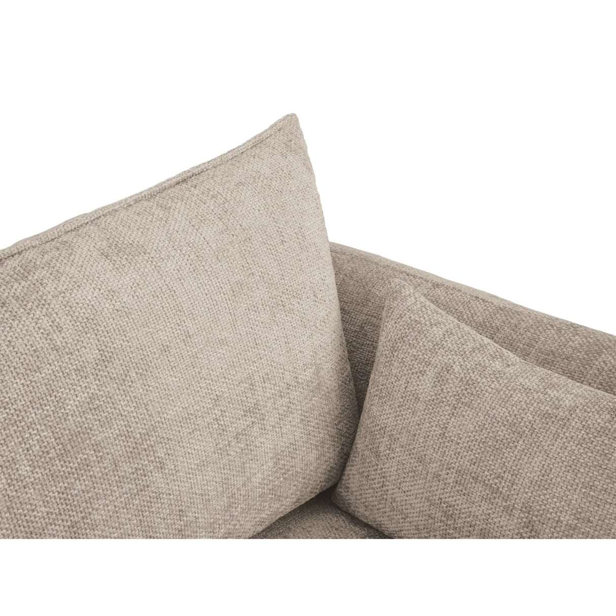 Matera 3-Sitzer Sofa mit Schlaffunktion und Stauraum, aus Chenille in Beige (Haga 30), 240x108x86 cm von Cosmopolitan Design – Bild 10
