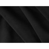 Matera 3-Sitzer Sofa mit Schlaffunktion und Stauraum, aus Samt in Schwarz (Salvador 19), 240x108x86 cm von Cosmopolitan Design – Bild 9