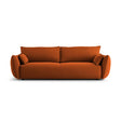 Matera 3-Sitzer Sofa mit Schlaffunktion und Stauraum, aus Samt in Terrakotta (Salvador 14), 240x108x86 cm von Cosmopolitan Design – Bild 1