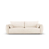 Matera 3-Sitzer Sofa mit Schlaffunktion und Stauraum, aus Samt oder Chenille, 240x108x86 cm von Cosmopolitan Design – Bild 1