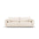Matera 3-Sitzer Sofa mit Schlaffunktion und Stauraum, aus Samt oder Chenille, 240x108x86 cm von Cosmopolitan Design – Bild 1