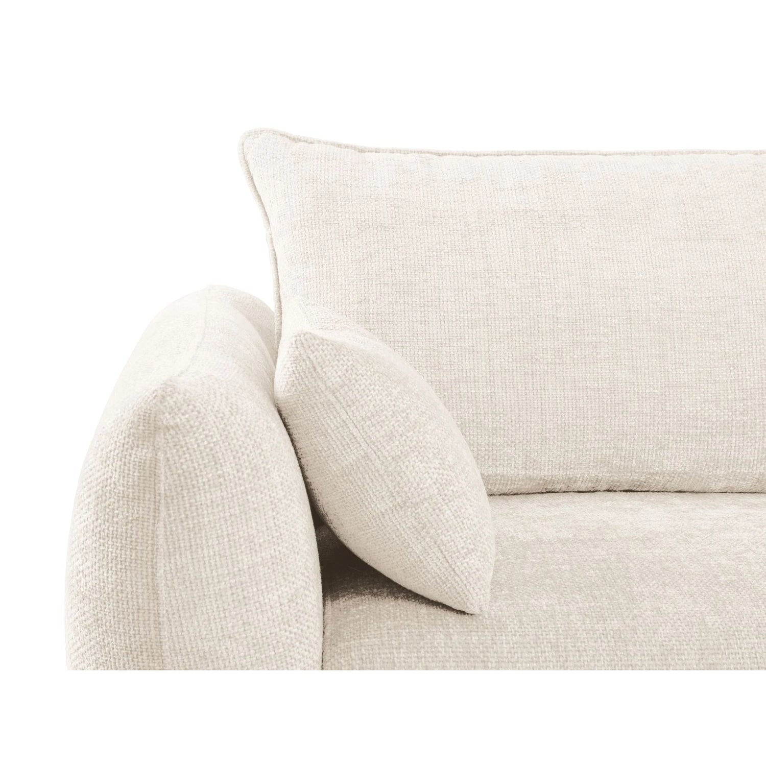 Matera 3-Sitzer Sofa mit Schlaffunktion und Stauraum, aus Samt oder Chenille, 240x108x86 cm von Cosmopolitan Design – Bild 8