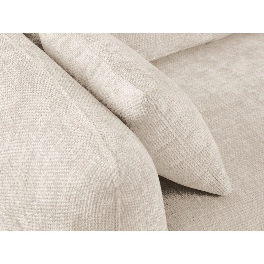 Matera 3-Sitzer Sofa mit Schlaffunktion und Stauraum, aus Samt oder Chenille, 240x108x86 cm von Cosmopolitan Design – Bild 9