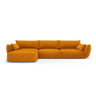 Matera 4-Sitzer Ecksofa, Linke Seite, aus Chenille in Gelb (Haga 68), 308x171x85 cm von Cosmopolitan Design – Bild 1