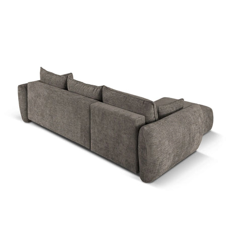 Matera 4-Sitzer Ecksofa, Linke Seite, aus Chenille in Grau (Haga 16), 253x173x86 cm von Cosmopolitan Design – Bild 8