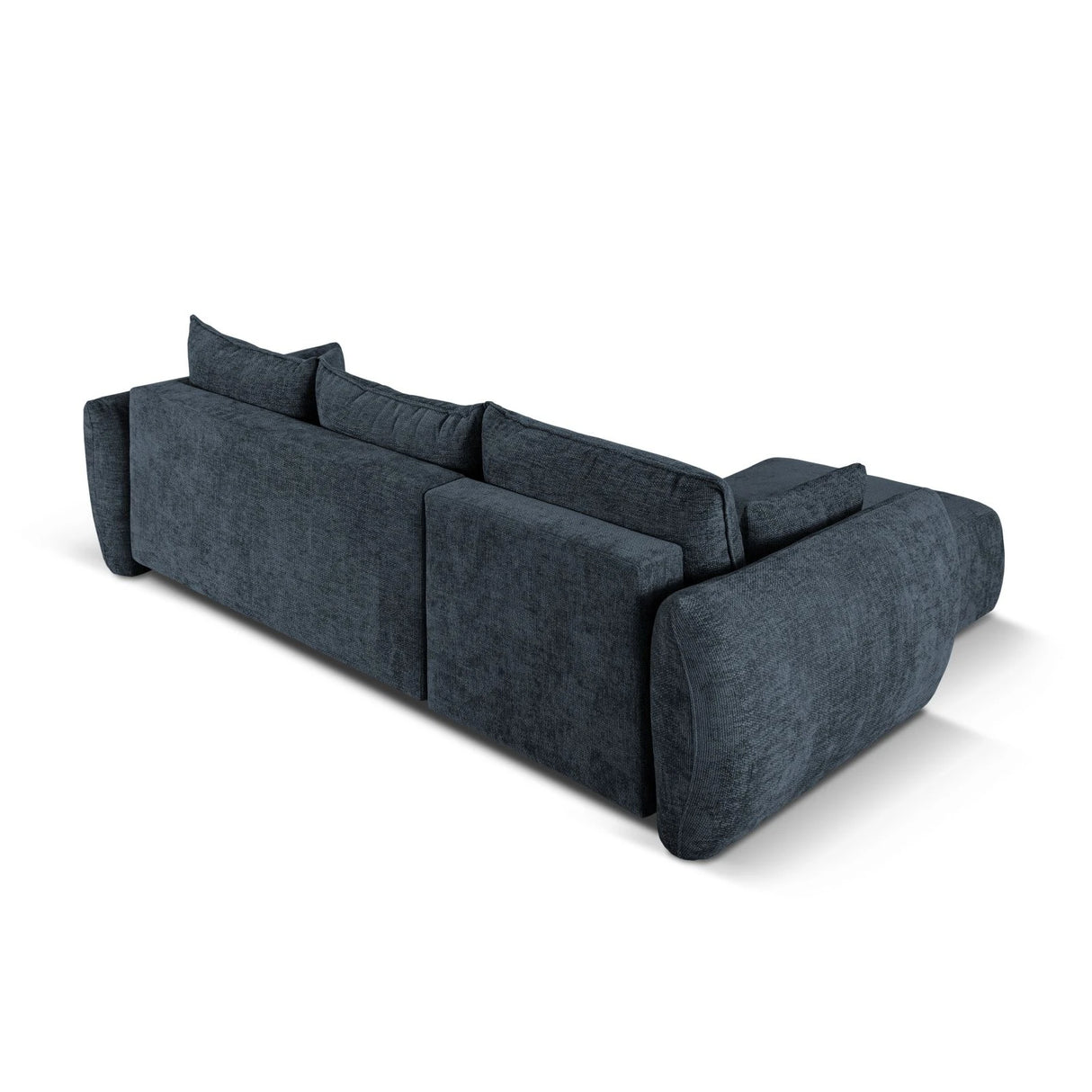 Matera 4-Sitzer Ecksofa, Linke Seite, aus Chenille in Königsblau (Haga 86), 253x173x86 cm von Cosmopolitan Design – Bild 8
