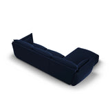 Matera 4-Sitzer Ecksofa, Linke Seite, aus Samt in Königsblau (Salvador 5), 308x171x85 cm von Cosmopolitan Design – Bild 4