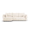 Matera 4-Sitzer Ecksofa, Linke Seite, aus Samt oder Chenille, 253x173x86 cm von Cosmopolitan Design – Bild 1