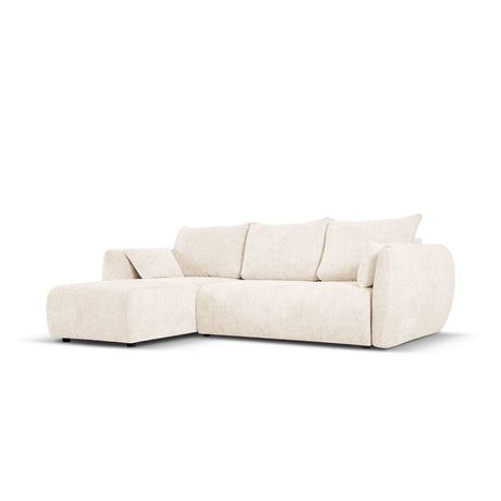 Matera 4-Sitzer Ecksofa, Linke Seite, aus Samt oder Chenille, 253x173x86 cm von Cosmopolitan Design – Bild 3